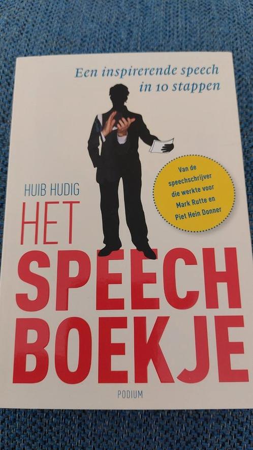 Huib Hudig - Het speechboekje, Boeken, Wetenschap, Zo goed als nieuw, Ophalen of Verzenden