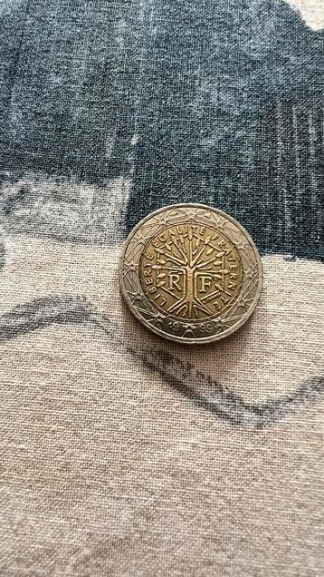 Zeldzame Franse 2 Euromunt 1999 beschikbaar voor biedingen