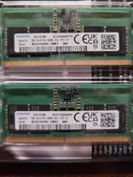 Samsung DDR5 SODIMM 16GB Kit (2x 8GB) 5600MHz, Ophalen of Verzenden, Zo goed als nieuw, DDR5, Laptop