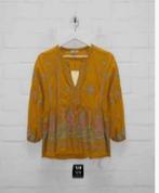 Dixie - Prachtige geborduurde blouse maat S - Nieuw, Geel, Nieuw, X, Maat 36 (S)