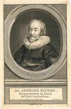 9 Ets Jacobus Houbraken van Andries Bicker, - 1760, Ophalen of Verzenden