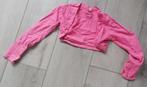 bolero roze maat 134 lange mouwen, Kinderen en Baby's, Kinderkleding | Maat 134, Ophalen of Verzenden, Zo goed als nieuw, Meisje