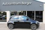 Fiat 500 Cabrio Icon Automaat 42 kWh Navi/Clima/Trekhaak /LM, Auto's, 12 maanden, Stof, Gebruikt, 118 pk