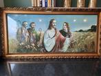 antieke print Jezus en discipelen in korenveld, Ophalen, Gebruikt, Kaart of Prent, Christendom | Katholiek