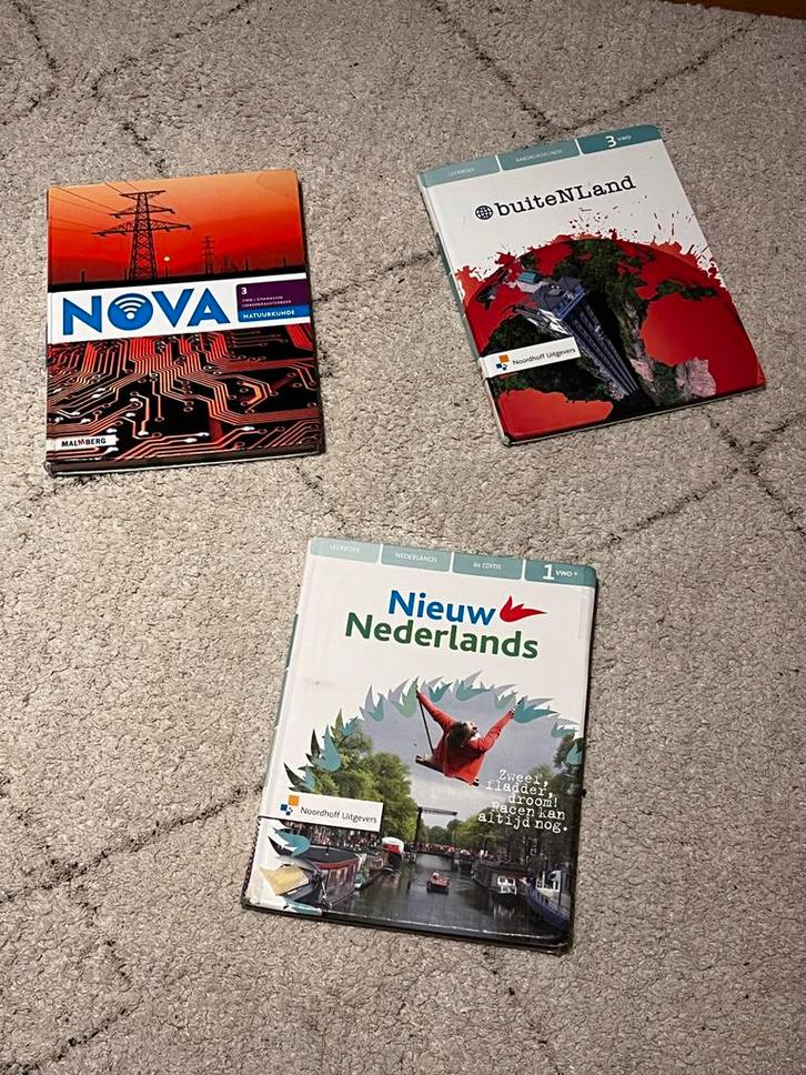 Nova 3 VWO - BuiteNLand 3 VWO - Nieuw Nederands 1/3 VWO, Boeken, Schoolboeken, Gelezen, Nederlands, VWO, Ophalen of Verzenden