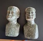Afrikaanse Steen Beeldjes - Set van 2, Ophalen of Verzenden