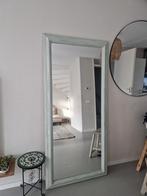 Grote geverfde spiegel, Huis en Inrichting, Woonaccessoires | Spiegels, Gebruikt, Ophalen of Verzenden, 150 tot 200 cm, Rechthoekig