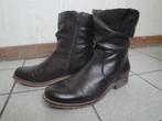 CELLINI Donkerbruine leren laarsjes maat 39 (nieuwstaat), Bruin, Ophalen of Verzenden, Zo goed als nieuw, Lage of Enkellaarzen