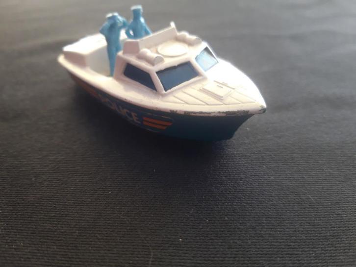 Matchbox politie boot - No 62, Hobby en Vrije tijd, Modelauto's | Overige schalen, Gebruikt, Overige typen, Ophalen of Verzenden