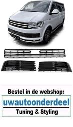 Bumper Grill Zwart Met ACC Geschikt Voor Vw Transporter T6, Verzenden