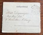 Duitse Veldpost Brief 1918 WO1 Militair., Verzenden, Landmacht, Duitsland, Overige typen