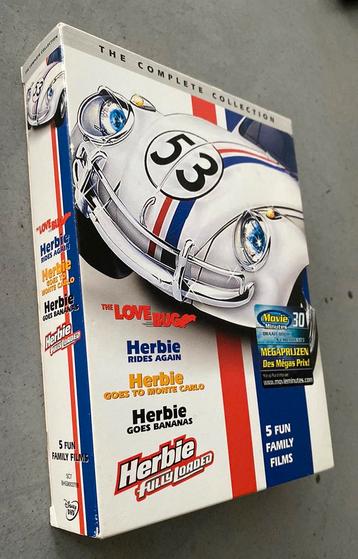Herbie - The complete collection  - 5 fun family  films beschikbaar voor biedingen