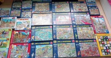 SALE Puzzels WasGij,Thats Life,Jan van Haasteren,Ravensburge beschikbaar voor biedingen