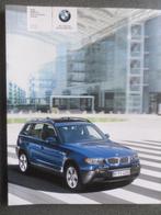 BMW X3 2004 2005 Brochure, Verzenden, Zo goed als nieuw, BMW