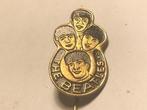 Metalen THE BEATLES Speld (Zwart/Messingkleur)., Verzamelen, Speldjes, Pins en Buttons, Verzenden, Zo goed als nieuw, Overige onderwerpen