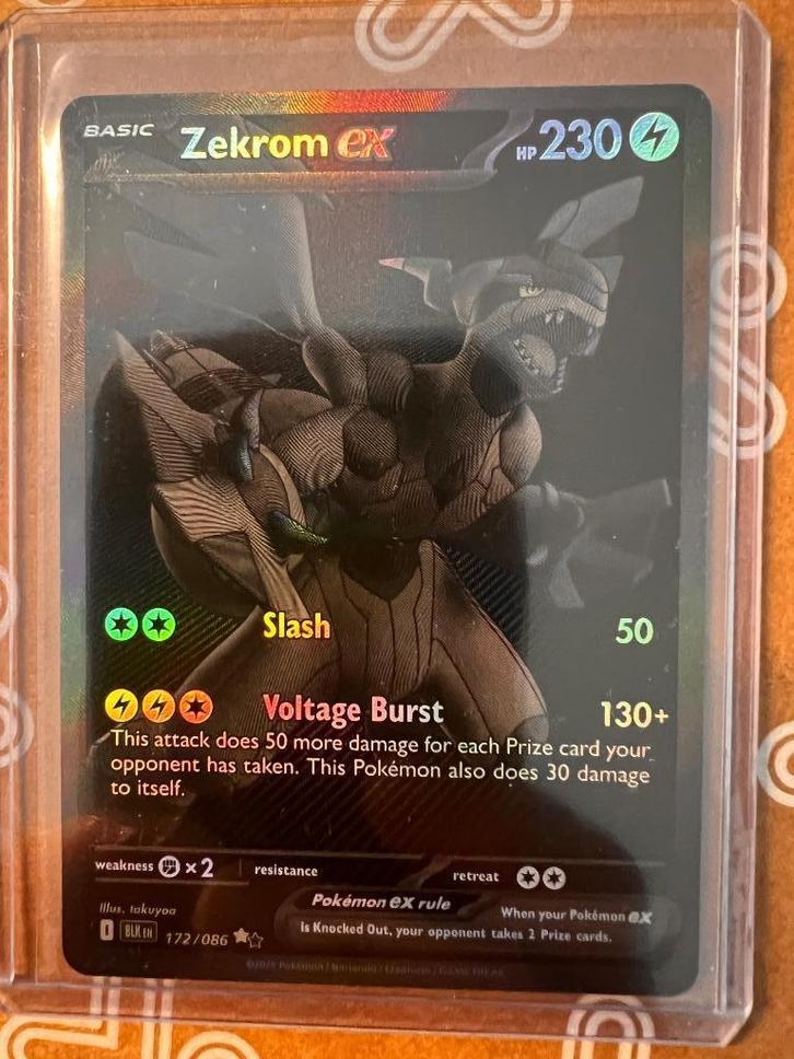 Pokemon Zekrom 172/086, Hobby en Vrije tijd, Verzamelkaartspellen | Pokémon, Nieuw, Losse kaart, Foil, Ophalen of Verzenden