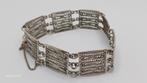 Zilveren antieke armband, Sieraden, Tassen en Uiterlijk, Ophalen of Verzenden, Zilver, Zilver
