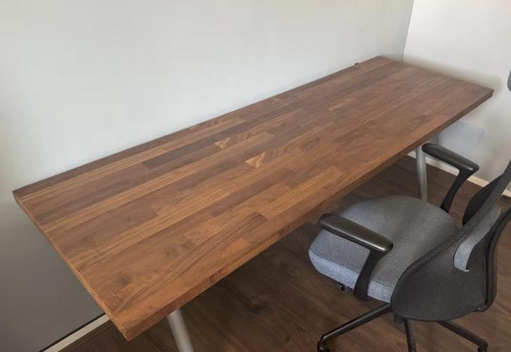IKEA Karlby Walnootfineer werkblad, Huis en Inrichting, Keuken | Keukenelementen, Zo goed als nieuw, Minder dan 100 cm, 150 tot 200 cm