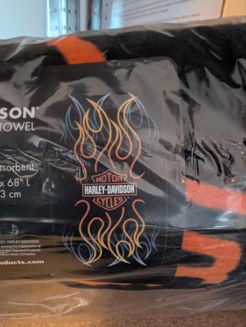 Harley Davidson Handdoek Bar & Shield Vlammen beschikbaar voor biedingen