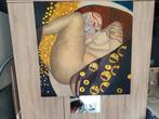 Gustav Klimt "Danaë" Handgeschilderd 100x100cm, Ophalen