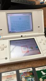 Nintendo dsi wit + spellen, Wit, Dsi, Ophalen of Verzenden, Gebruikt