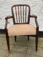 leuk antiek stoeltje, met armleuningen, stevig, Ophalen of Verzenden