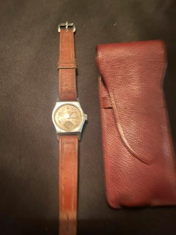 Antiek vintage buser heren pols horloge kkk swiss made  beschikbaar voor biedingen