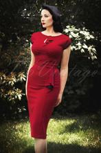 TOPVINTAGE TOP VINTAGE RETRO STOP STARING JURK 36 S ROOD POL, Stop Staring!, Nieuw, Ophalen of Verzenden, Maat 36 (S)