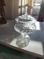 Glazen pot met deksel, snoep etc, Antiek en Kunst, Antiek | Glas en Kristal, Ophalen
