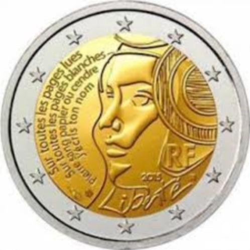 2 Euro Frankrijk 2015 - Fete de la Federation - UNC, Postzegels en Munten, Munten | Europa | Euromunten, Losse munt, 2 euro, Frankrijk