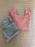 Setje | Zara | short en shirt | mt 104/110, Meisje, Ophalen of Verzenden, Zara, Zo goed als nieuw