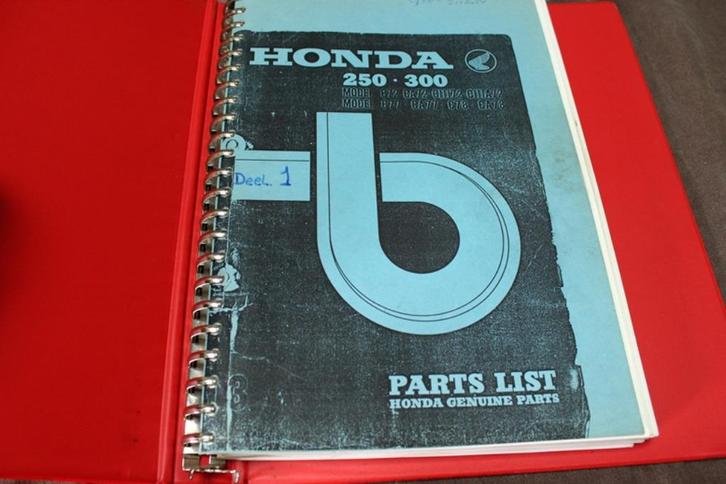Honda C72 C77 Dream parts list Kopie onderdelen boek, Motoren, Handleidingen en Instructieboekjes, Honda, Ophalen of Verzenden