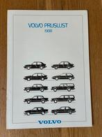 Volvo prijslijst oktober 1988, Verzenden, Zo goed als nieuw, Volvo
