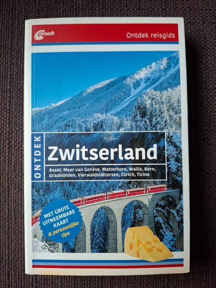 ANWB ontdek reisgids Zwitserland + uitneembare kaart, Boeken, Reisgidsen, Gelezen, Reisgids of -boek, Europa, ANWB, Ophalen of Verzenden