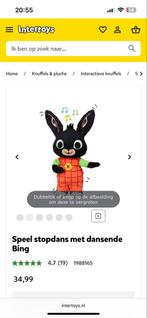 Dansende Bing Knuffel met Geluid, Kinderen en Baby's, Ophalen, Zo goed als nieuw, Konijn