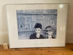 Eighties ingelijste offset filmposter La nostra citta 1953, Ophalen of Verzenden, Zo goed als nieuw