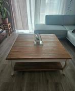 Mooie houten salontafel, Huis en Inrichting, Ophalen, Zo goed als nieuw, Minder dan 50 cm, Rechthoekig