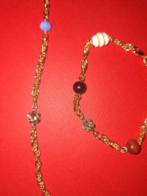 Surinaamse ketting suriname mattenklopper, Sieraden, Tassen en Uiterlijk, Kettingen, Nieuw, Goud, Goud, Ophalen of Verzenden