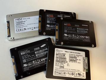 SAS, SSD disks SATA en M.2 beschikbaar voor biedingen