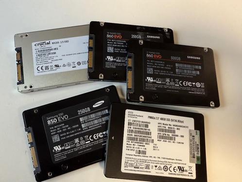SAS, SSD disks SATA en M.2, Computers en Software, Harde schijven, Gebruikt, Laptop, Intern, SSD, Ophalen