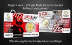 2 euro België 2014 - 150 jaar Rode Kruis in coincard BU, Postzegels en Munten, Munten | Europa | Euromunten, 2 euro, Ophalen of Verzenden