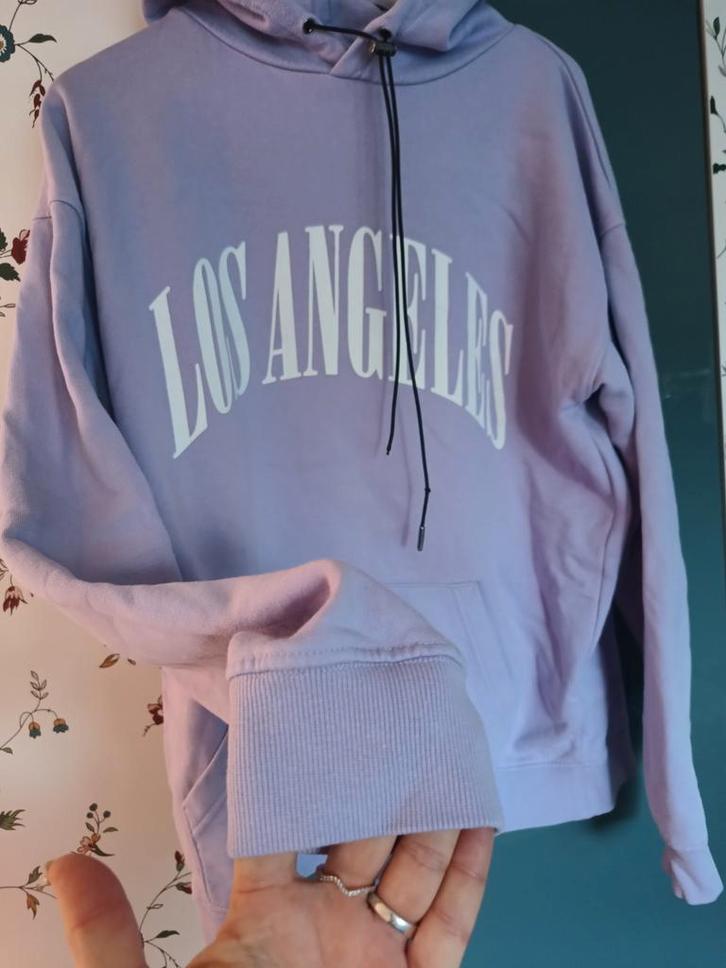 FSBN Hoodie - Maat L - Wide Fit, Kleding | Dames, Huispakken, Zo goed als nieuw, Maat 42/44 (L), Paars, Ophalen of Verzenden