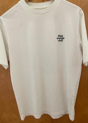 Pink orange club t shirt wit met bedrukking special Museumn8 beschikbaar voor biedingen