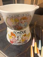Fundue set blond, Blond Amsterdam, Ophalen of Verzenden, Zo goed als nieuw, Bord(en)