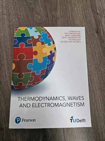 Studieboek: Thermodynamics, Waves and Electromagnetism beschikbaar voor biedingen