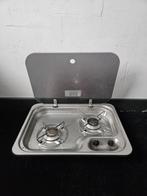 Dometic kookplaat 2 pits met glazen klep, Caravans en Kamperen, Camper-accessoires, Ophalen of Verzenden, Zo goed als nieuw