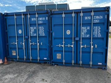 Te koop: Blauwe 20 Voet Zeecontainer – Zo goed als nieuw! beschikbaar voor biedingen