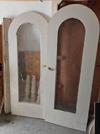 2x toogdeur met kozijn, Ophalen, 80 tot 100 cm, Binnendeur, 200 tot 215 cm