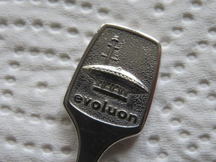 Lepeltje het Evoluon te Eindhoven, Verzamelen, Porselein, Kristal en Bestek, Gebruikt, Verzenden