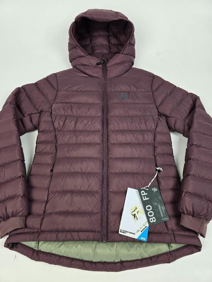 Black Diamond Access Down Hoody  Bordeaux Dames S, Sport en Fitness, Bergsport en Wandelen, Kleding, Ophalen of Verzenden
